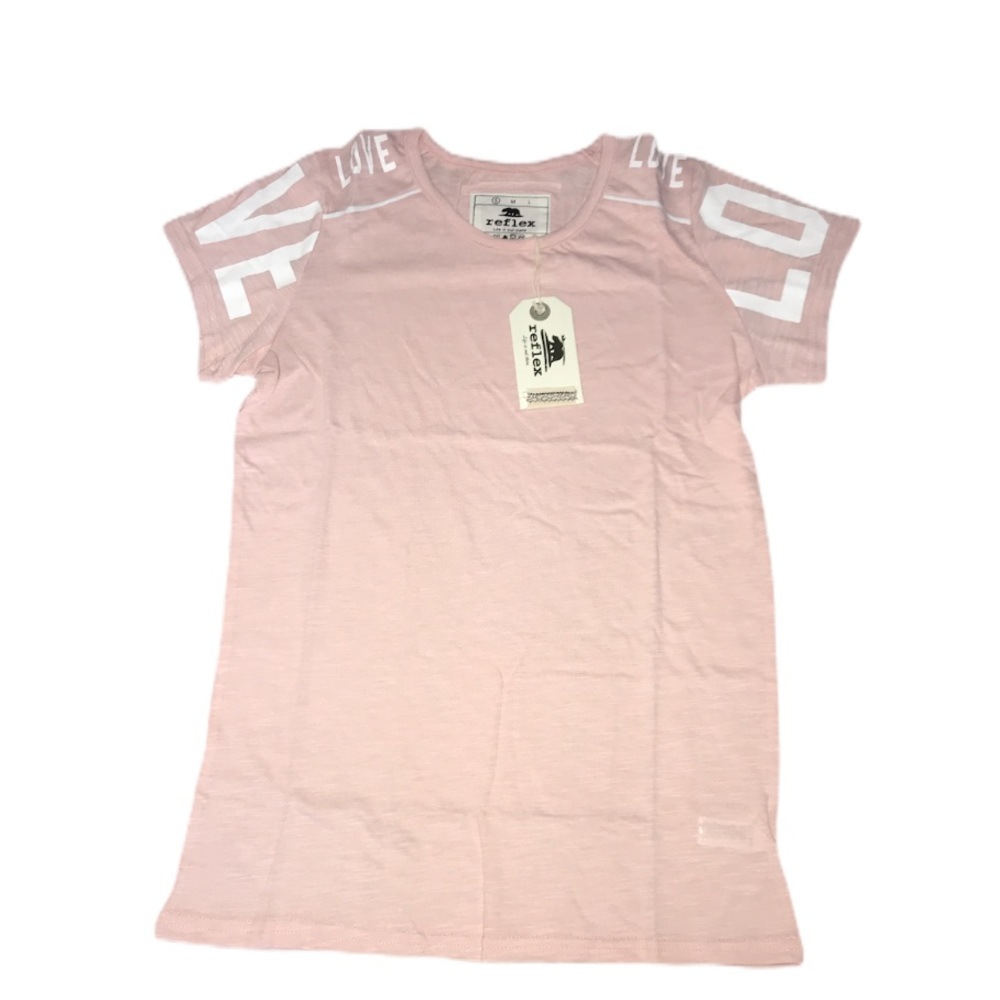 Light Pink Love  T-shirt by Reflex
